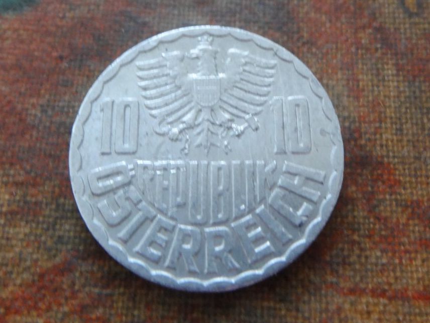 Tutti le monete: AUTRICHE  10  Groschen  1967 – Usato da Romanel-sur-Lausanne venduto da Swift13 1