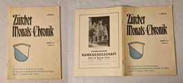Zürcher Monats-Chronik 5. Jahrgang September 1936 Nr. 8/9