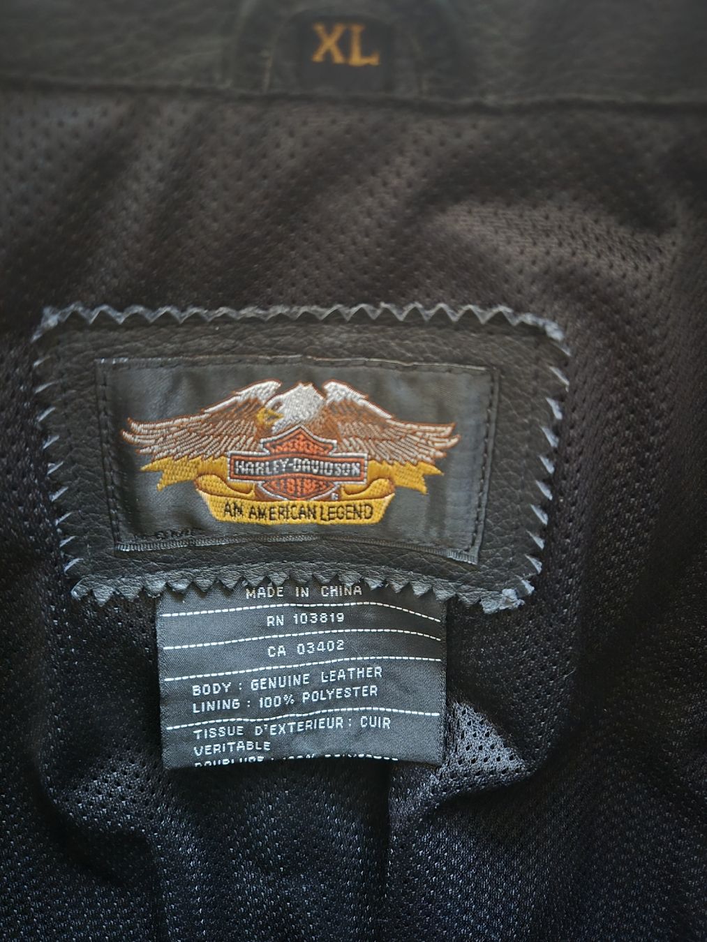 Harley-Davidson Gilets & Westen: Harley-Davidson Lederweste XL – Neu (gemäss Beschreibung) aus Oberdiessbach von Finland1977 3