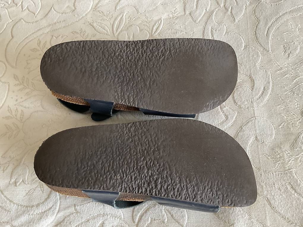 Scarpe da donna: Sandale, Eichler, Leder, Damen, 37 eher 38, blau – Usato da Regensdorf venduto da Polo101 3