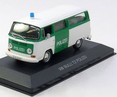 VW T2 a/b Bus 1971-1972 Polizei Deutschland weiss / grün