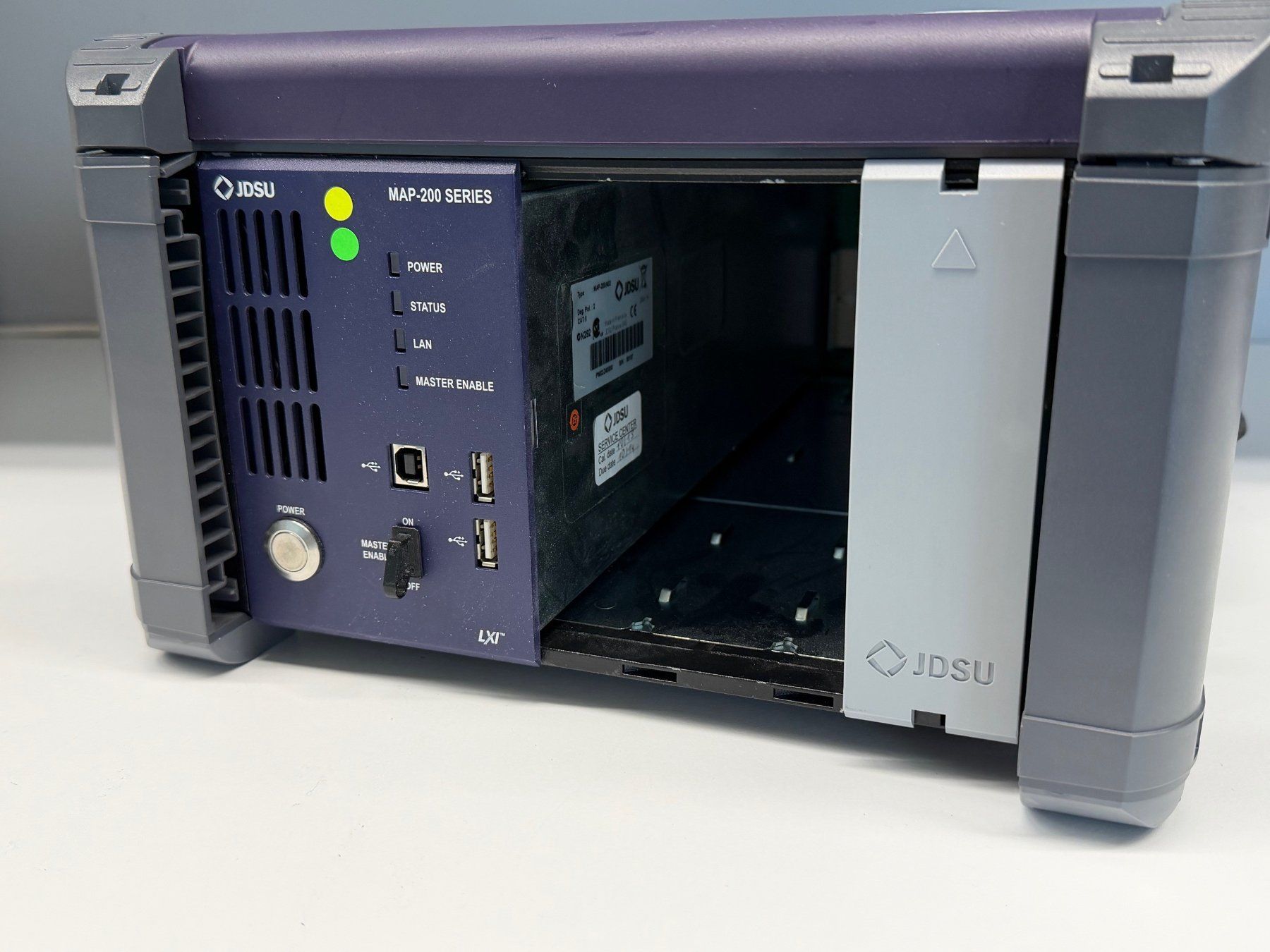 Misurare: JDSU MAP200 Testplattform Glasfasermesstechnik – Usato da Rotkreuz venduto da mesomatic 2