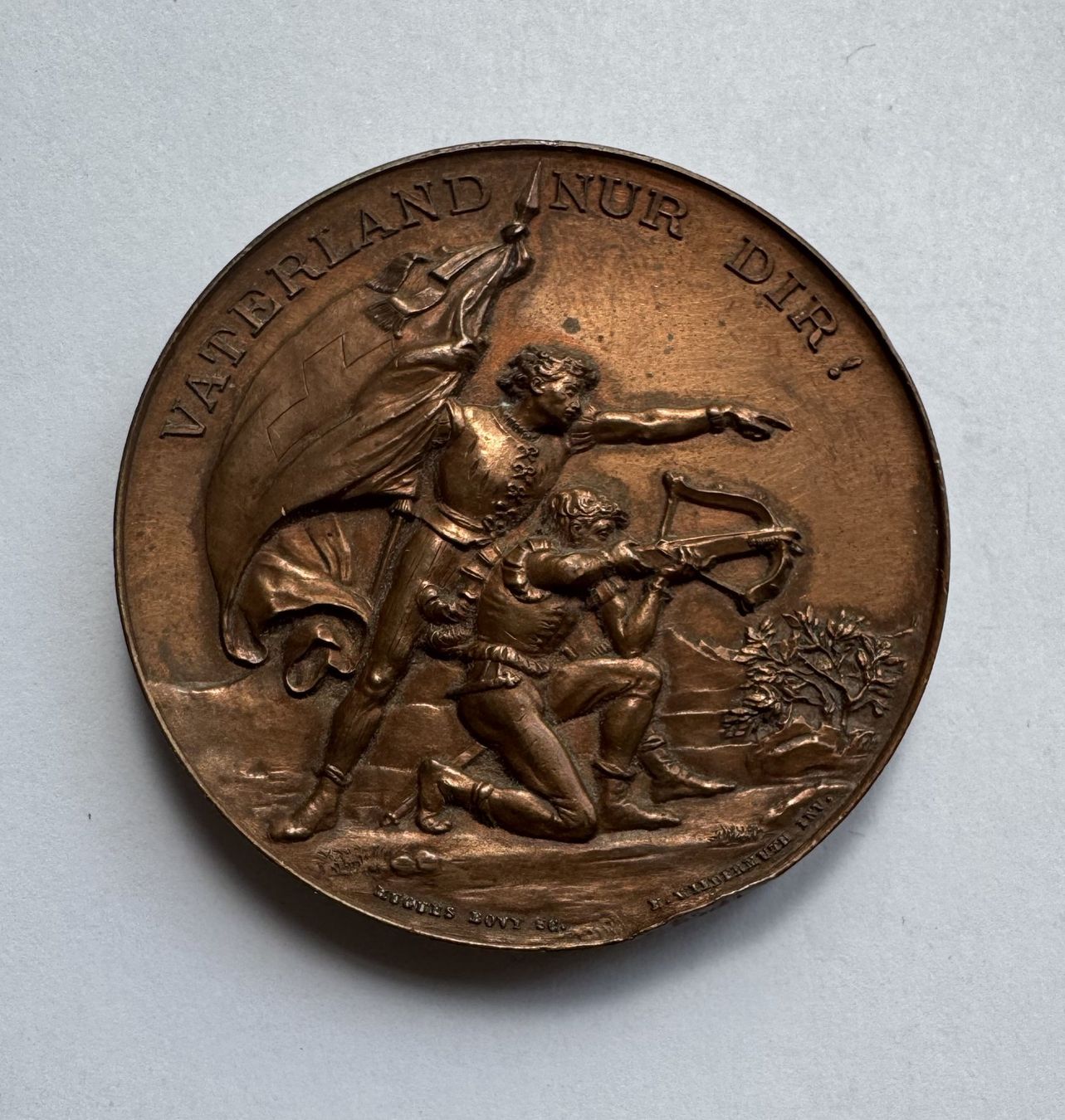 Medaglie: 1891 Schützenmedaille Winterthur – Usato da Kirchberg SG venduto da Helveticus00