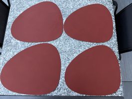 LIND DNA Nupo Tischsets curve L Sienna