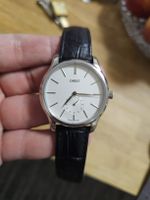 Christ Armbanduhr Herren Schwarz Leder, Top Zustand