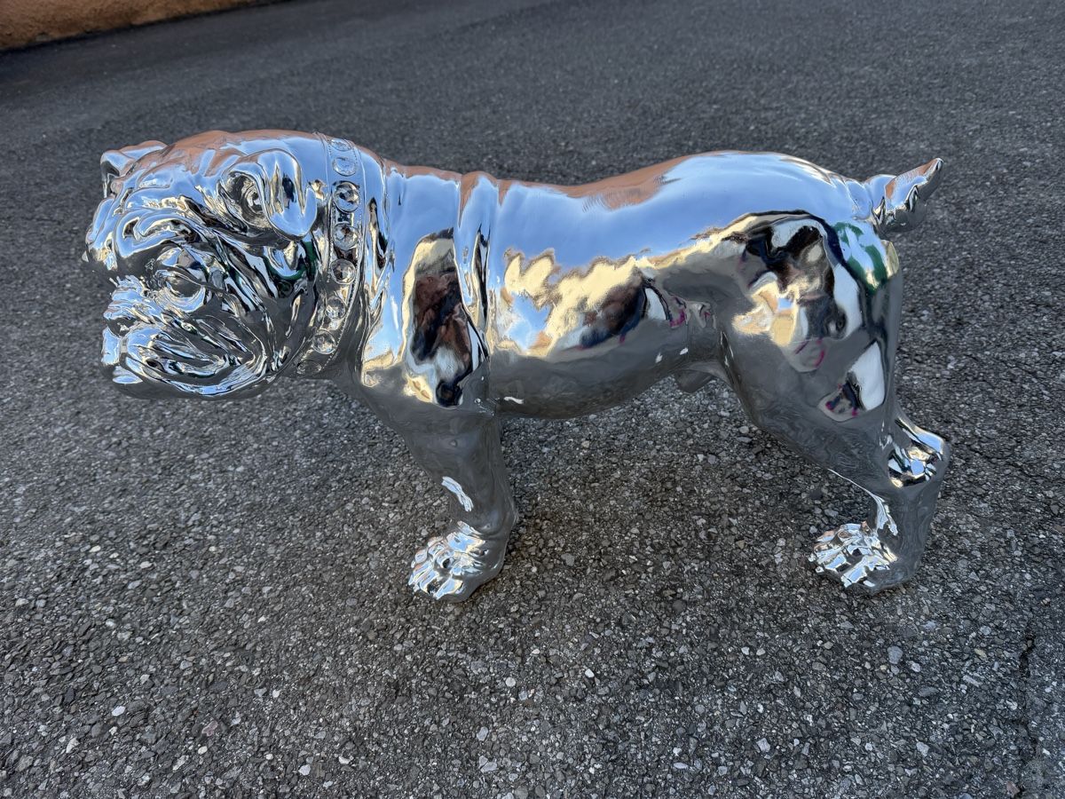 Sculture & Statue: FIGURE  DECO BULLDOG – Usato da Apples venduto da Gasscret 1