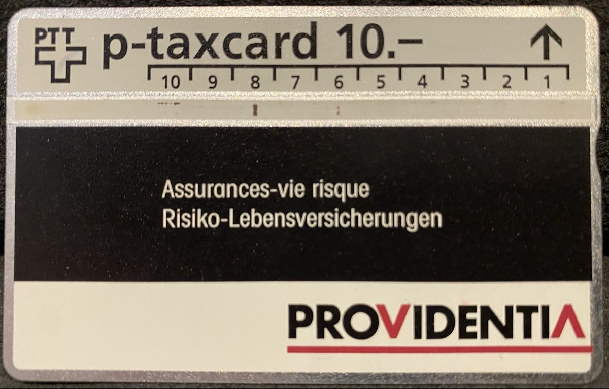 Schede telefoniche: P-taxcard – Usato da Lausanne venduto da babacard10