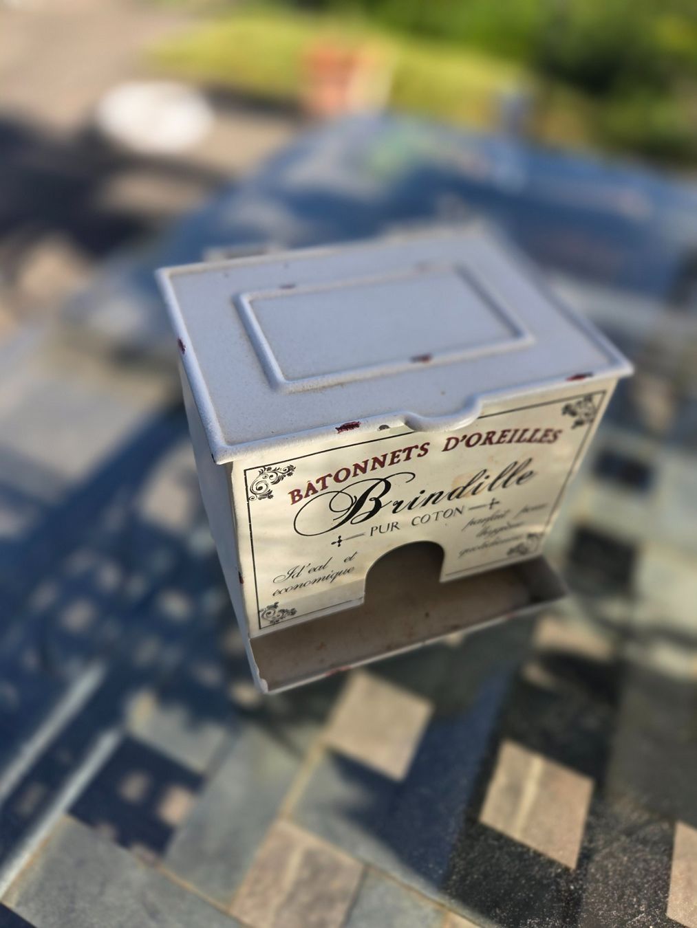 Behälter & Ähnliches: Behälter für Wattenstäbli, Shabby chic – Gebraucht aus Lostorf von Mugi_82 1