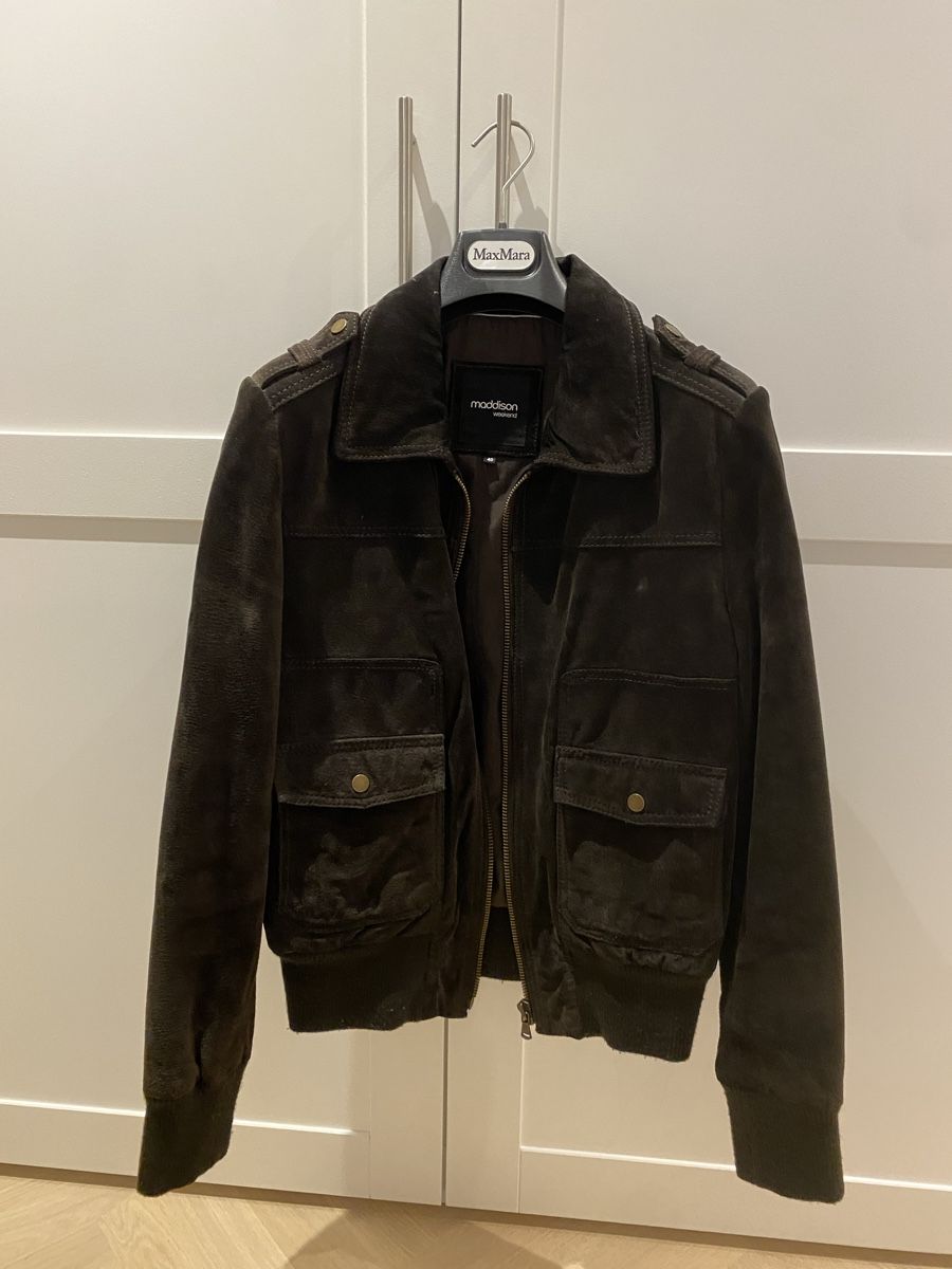 Maddison Giacche: Maddison weekend leather jacket - size 40 – Usato da Crans VD venduto da jas_9g82