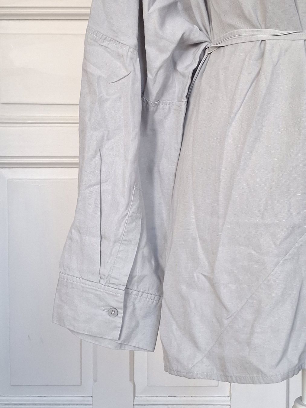 Cos Blusen: Hellgraues Sommer Wickelshirt COS Leinen Gr. M/L – Gebraucht aus Ried-Brig von Zzyzx 4