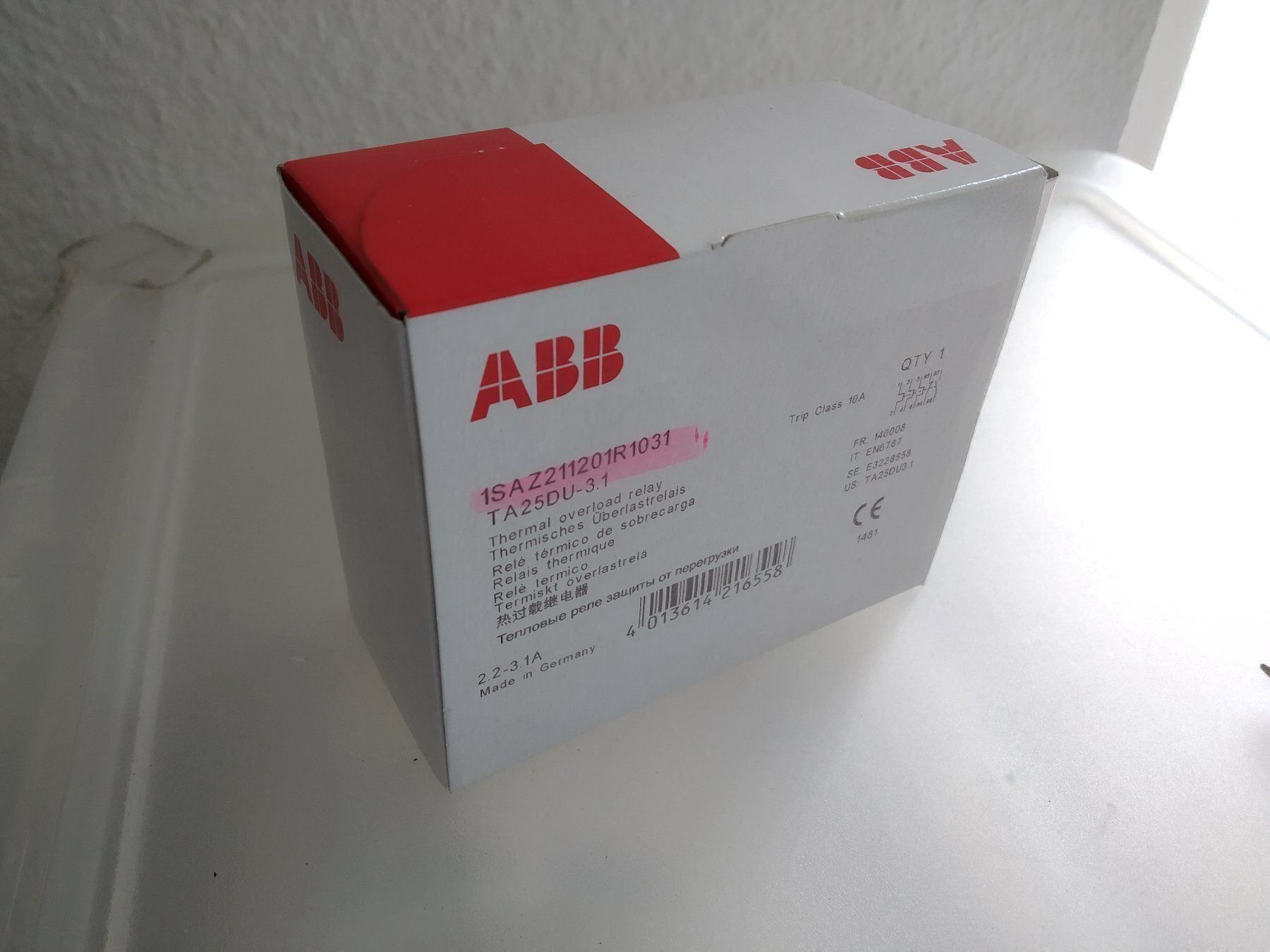 Cages, transport & sécurité: ABB Thermisches Überlastrelais, NEU – Neuf avec emballage d'origine à Döttingen par Schlei