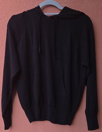 MOHITO Schwarzer Strickhoodie Gr M 