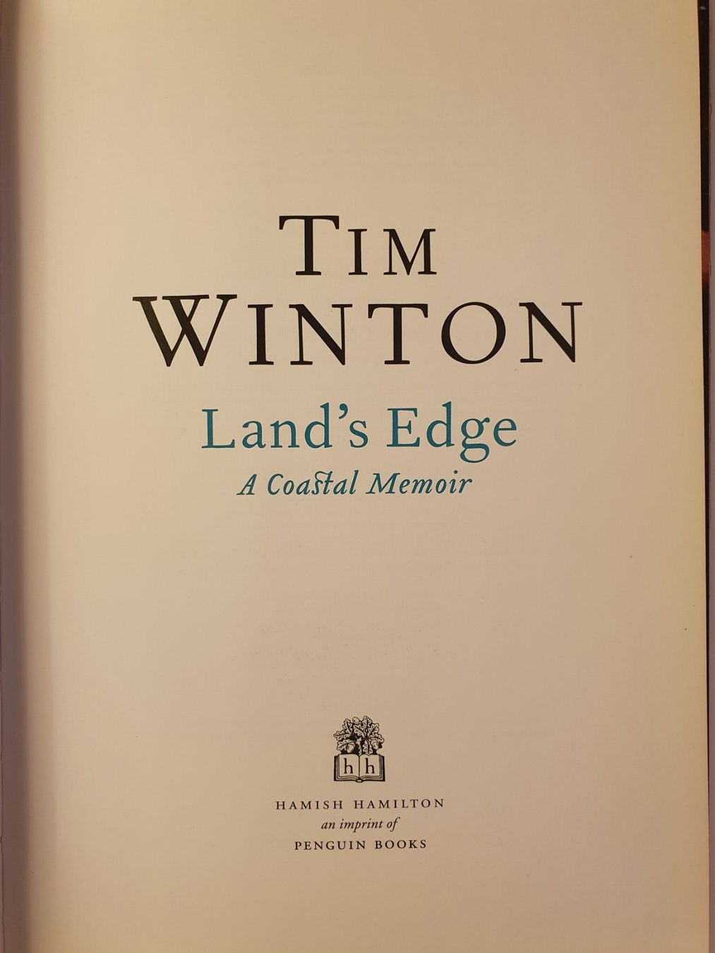 Libri: Lands Edge - Tim Winton – Usato da Zürich venduto da loosebone 3