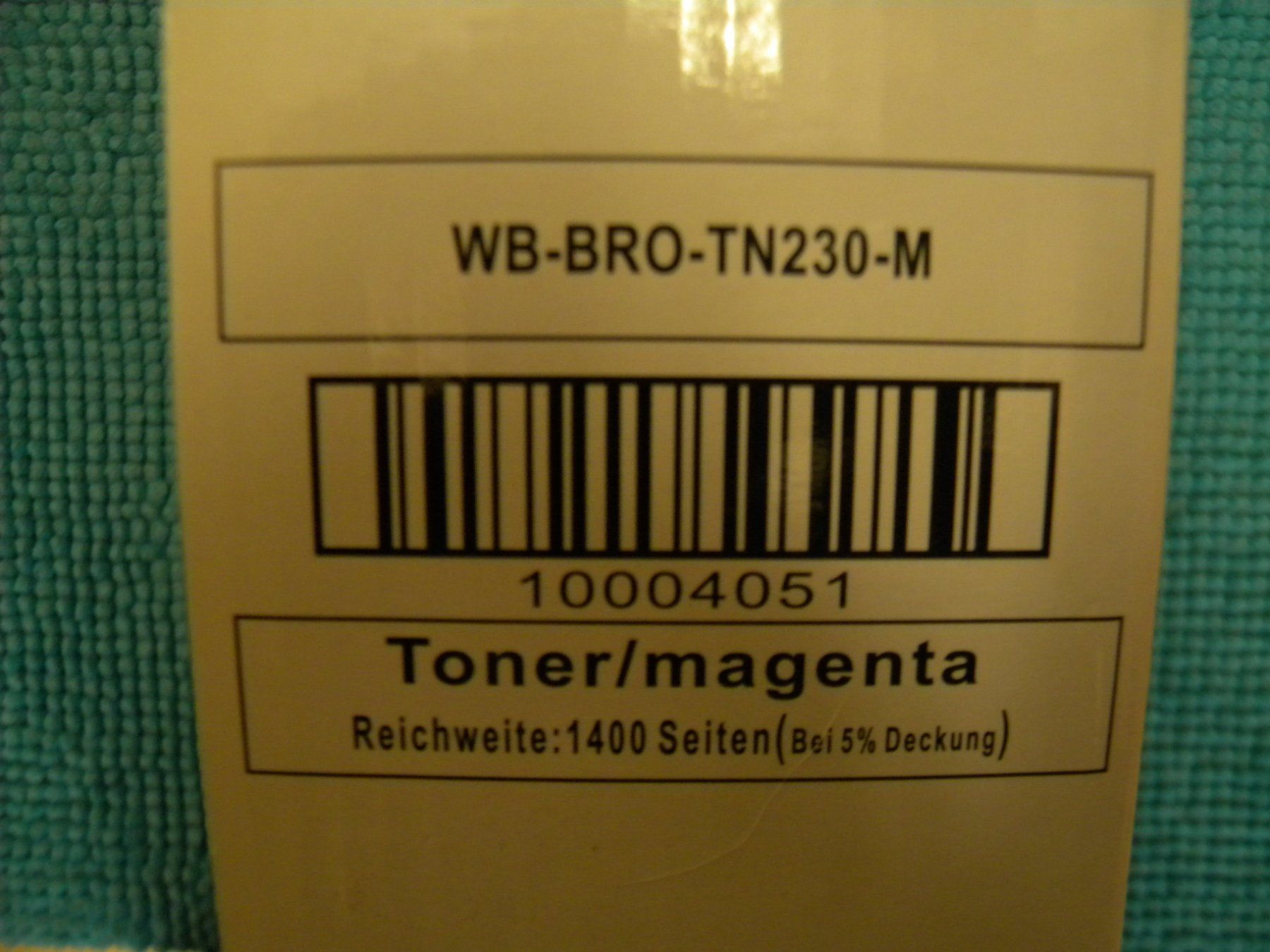 Cartouches & Toner: Toner TN-230M – Neuf avec emballage d'origine à Bühler par Wini100 1