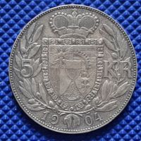 5 Kronen 1904 Liechtenstein Rare