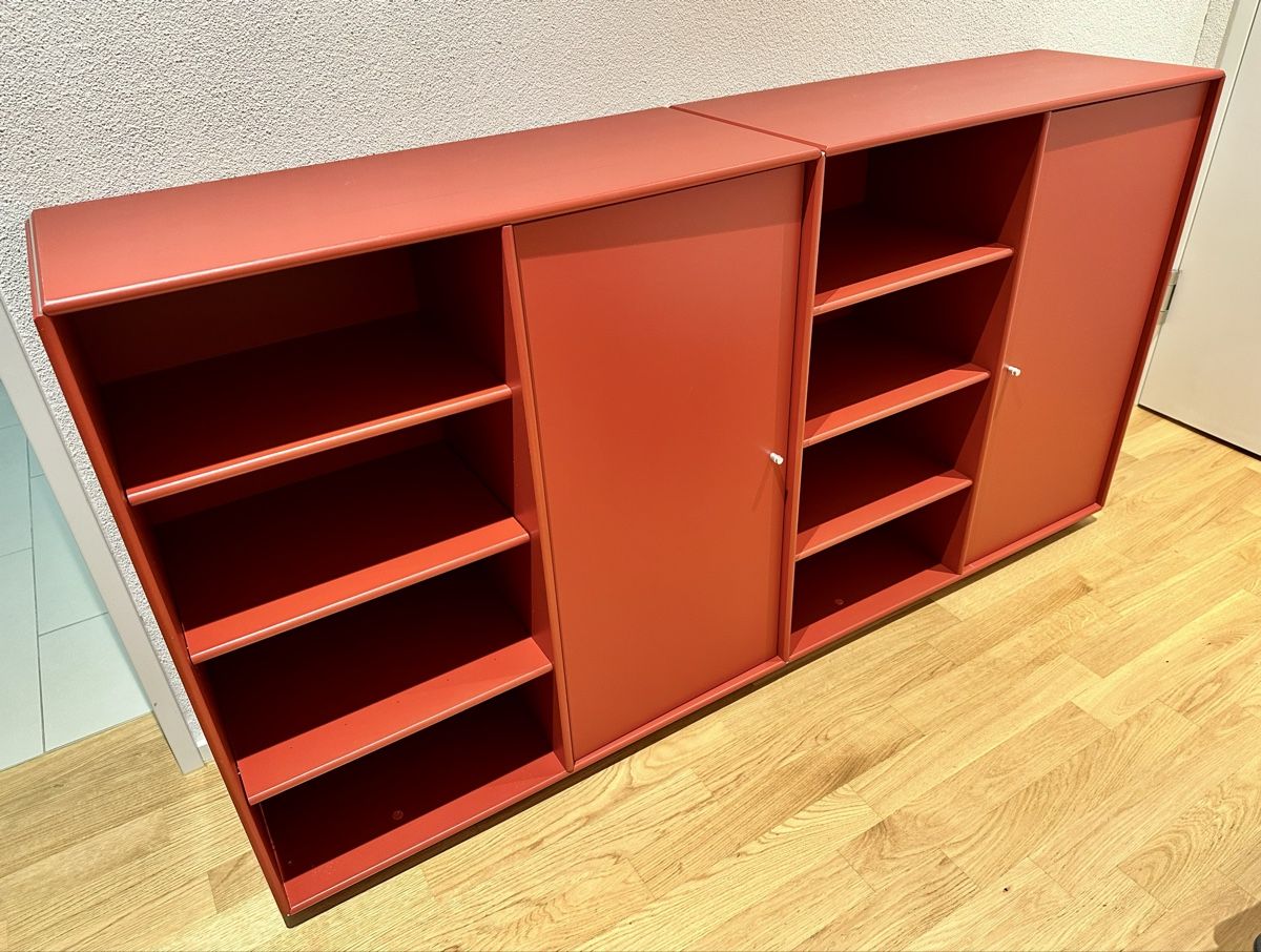 Commodes: Kommode, Sideboard, Buffet, Schuhschrank, rot – D'occasion à Meggen par deanstreet 7