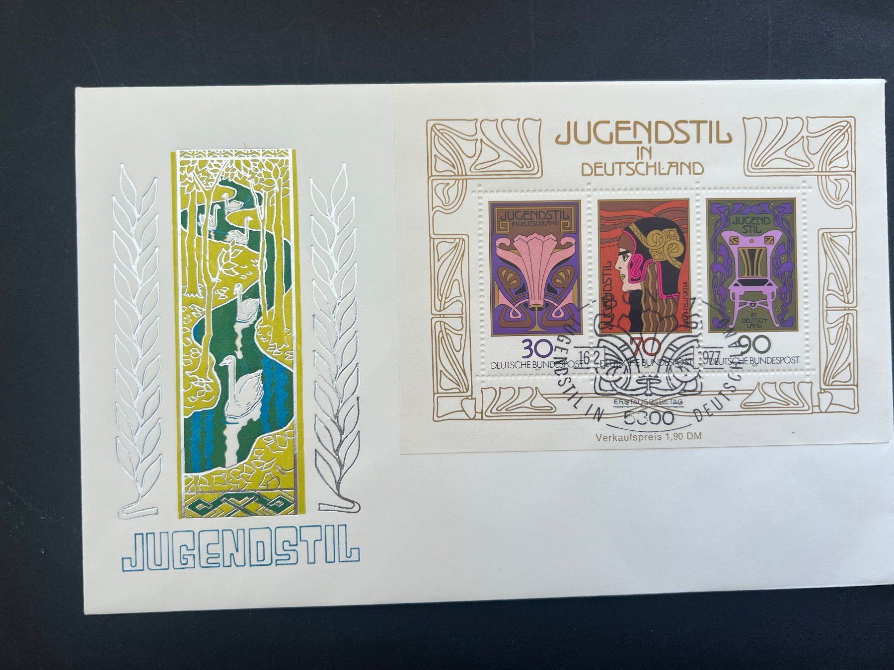 Alle Briefmarken: BRD 1977 FDC Block 1977   (F78) – Gebraucht aus Hinwil von Sidi4
