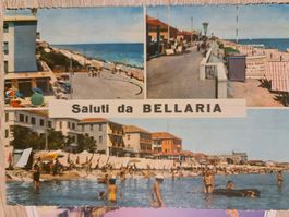 Ansichtsarte Bellaria Italien 1960