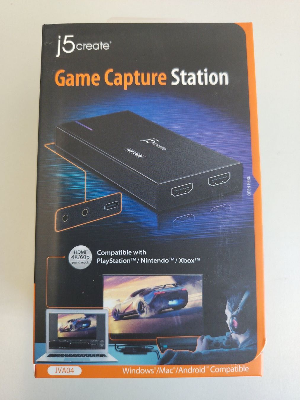 Lettore multimediale & Streamer: Game capture station j5create JVA04 4K UHD état neuf – Nuovo e nell'imballaggio originale da Plagne venduto da gigi204