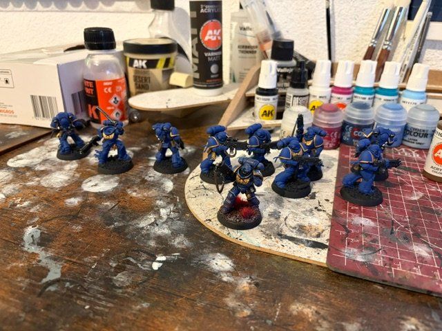 Kit di modellismo & Modellini statici: Space Marines - 2x 10 Intercessor + Techmarine + Dreadnought – Usato da Wittnau venduto da F1asko 4