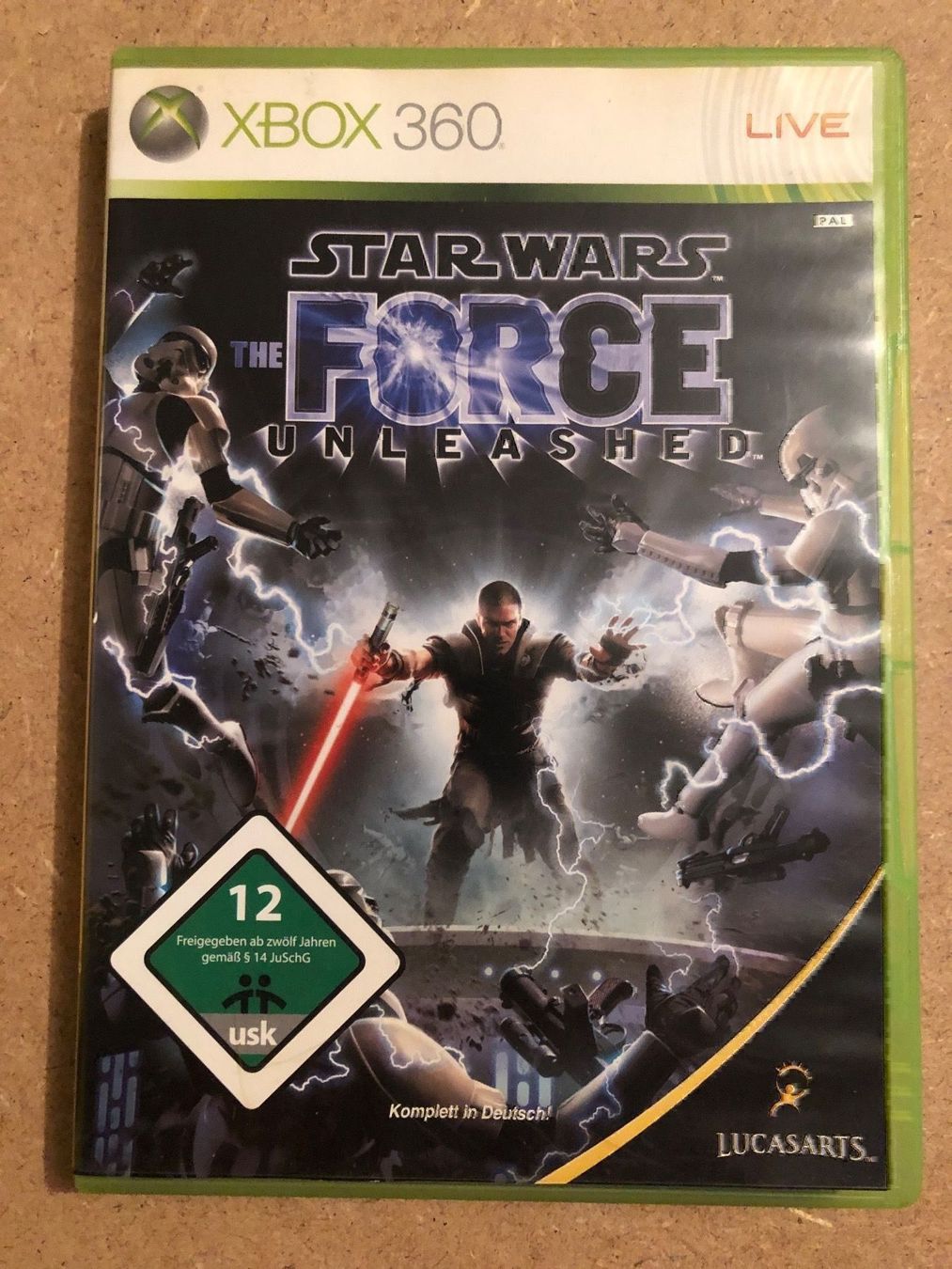 Spiele: Star Wars Force Unleashed für Xbox 360 – Gebraucht aus Kestenholz von Mad18