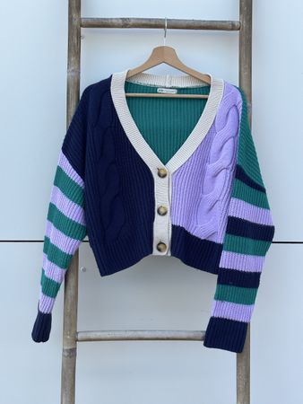 Strickjacke Damen Mehrfarbig Grösse S guter Zustand