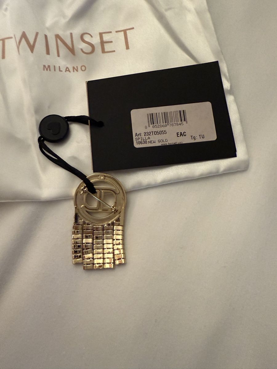 Altri gioielli: Twinset Broche Gold Glitzersteine – Nuovo e nell'imballaggio originale da Zürich venduto da derhollaender 2