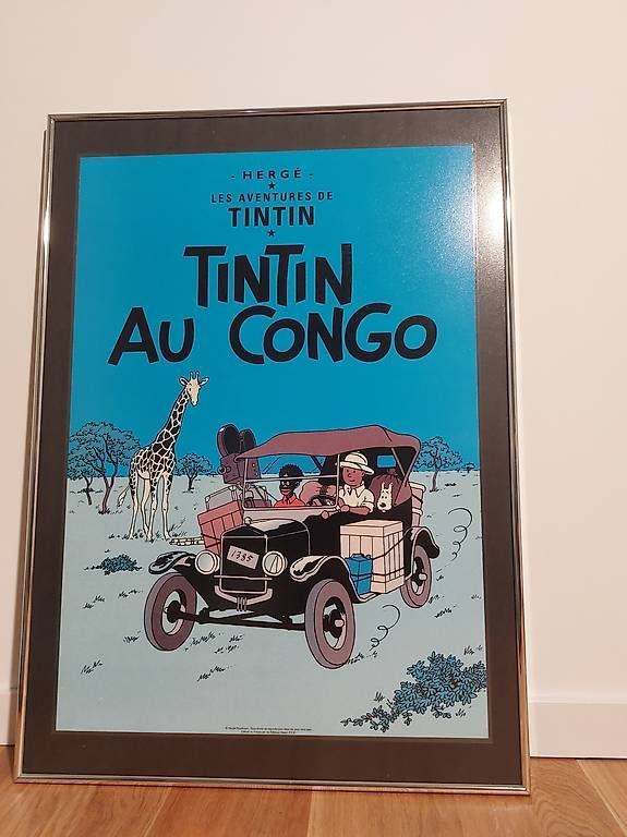 Posters & Illustrations: Affiche plastifié "Tintin au Congo" – D'occasion à Martigny par paquito60 2