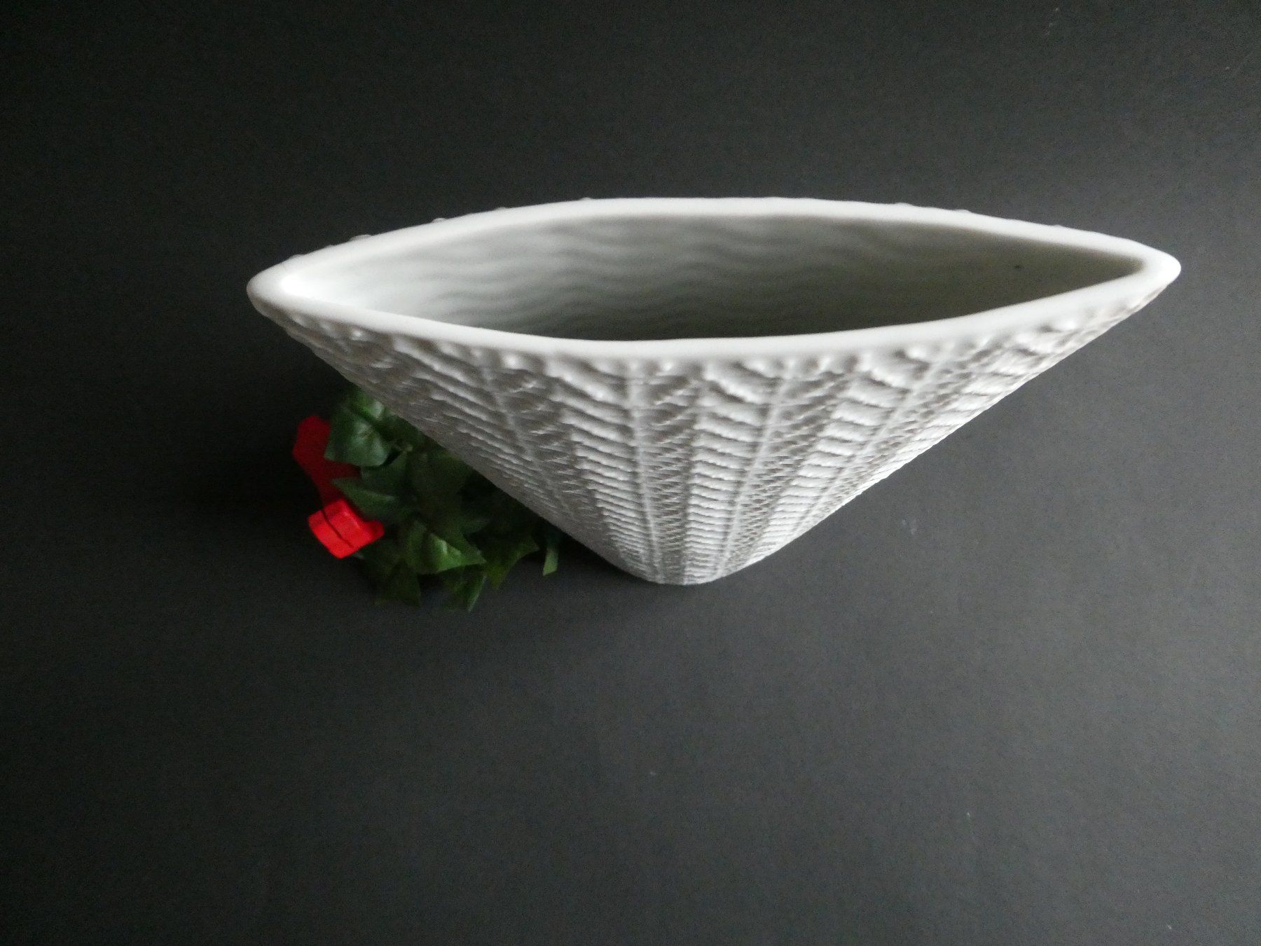 Fürstenberg Vasi & Recipienti: Fürstenberg Vase - Wellen - Weiss - Form 1544-31 – Nuovo (secondo la descrizione) da Zürich venduto da ursinas-shop 3