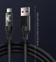 2m USB-A->C Daten-/Ladekabel 120W 480MBps mit Lade-Animation