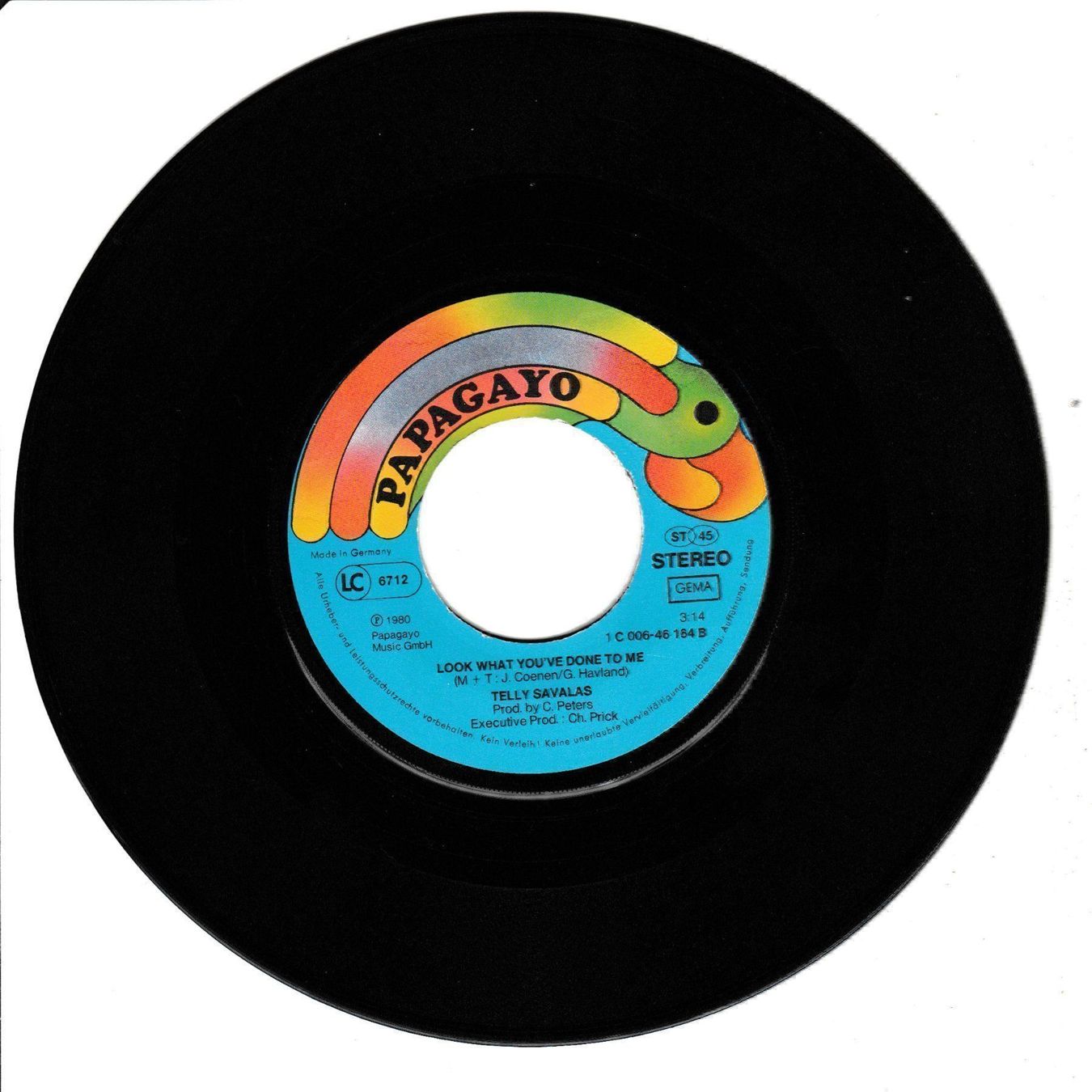 Schallplatten: Telly Savalas KOJAK: Some broken Hearts never mend 7" Vinyl – Gebraucht aus Tübach von JamesStone 3