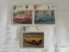 3X SAMMLUNGEN BILDER GROSSER AUTOMOBILE
