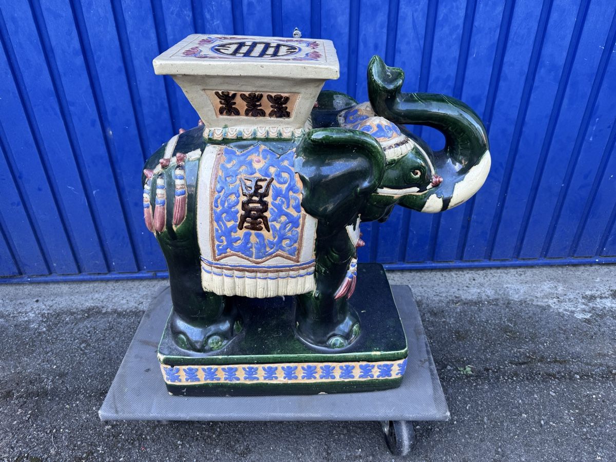 Statuette: Keramik Elefant – Usato da Gränichen venduto da onkel_xxl