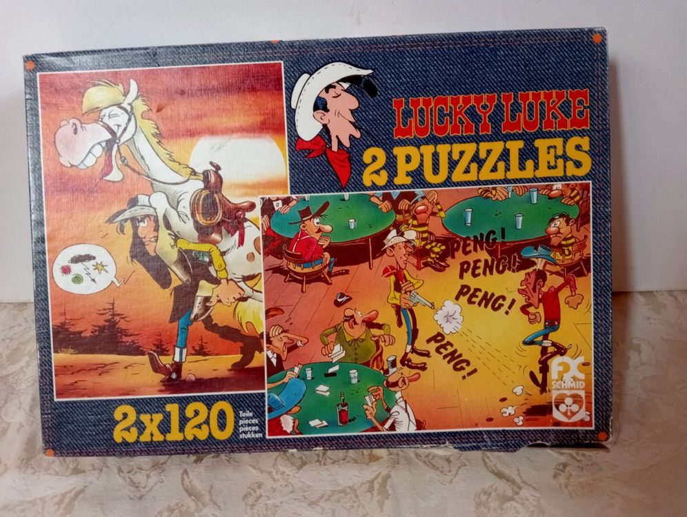 PUZZLE COMPLET SIX DE SAVOIE LUCKY LUCKE Dargaud 1978