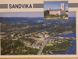 Ansichtskarte Sandvika Norwegen