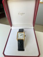 Cartier Tank Reversible, 18 K GG, Handaufzug