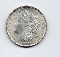 (2202) USA, 1 Dollar 1921, ohne MZ, top stgl