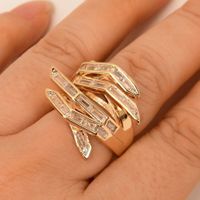 Kristallen Design Fashiong Ring 54 Bague Ajustable US 7