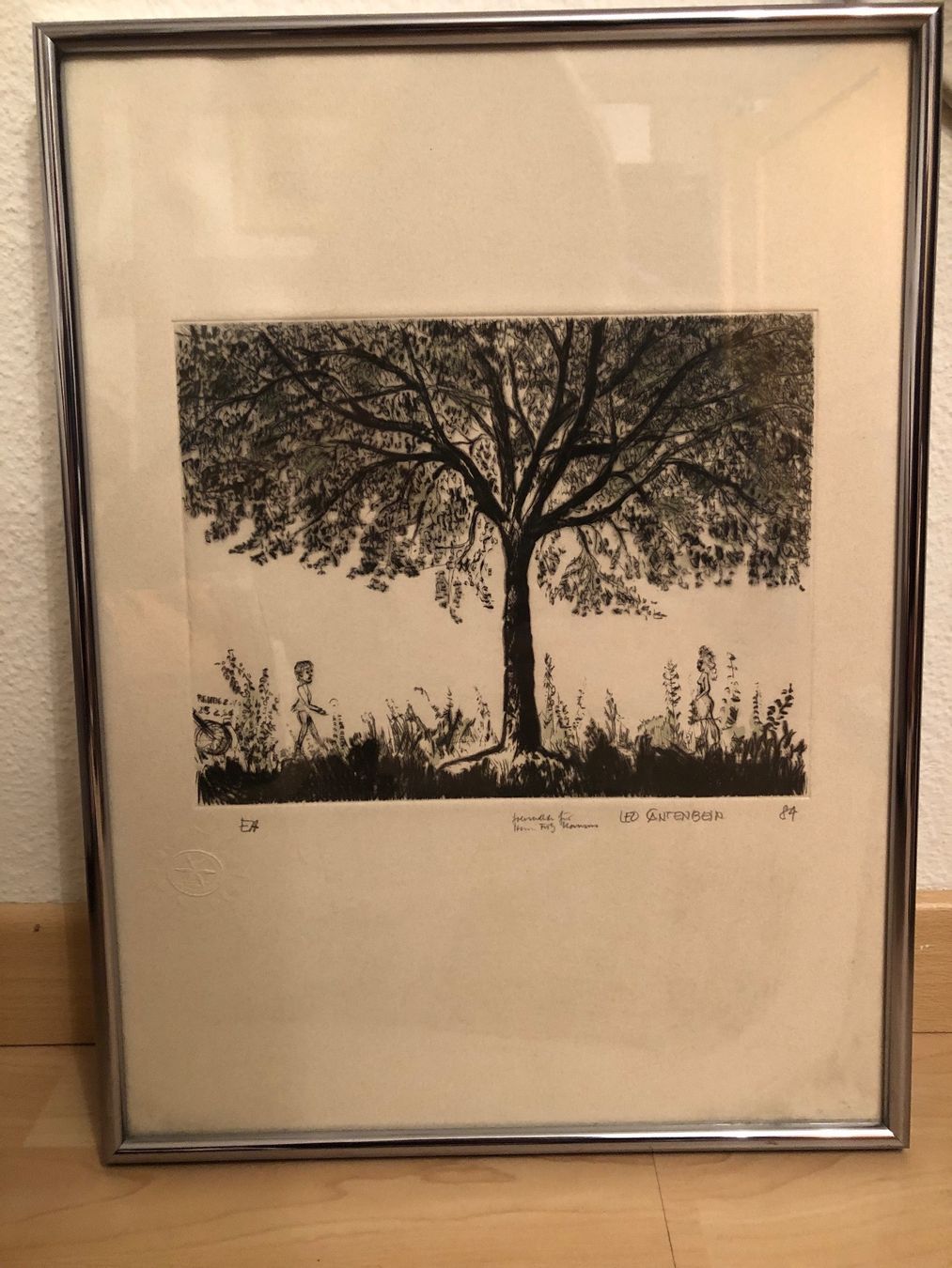 Poster & Bilder: Bild von LEO Gantenbein, 1984 – Gebraucht aus Wald ZH von mlnt 6