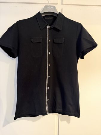 Camicia GAZZARRINI Nera Estiva Taglia L Made in Italy 60