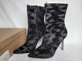 Steve Madden HighHeels Schuhe Gr.38,5 Schwarz Zierstein Neu