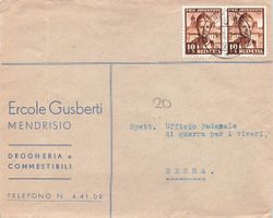 Mendrisio (TI) – Ercole Gusberti, Drogheria e Comestibili