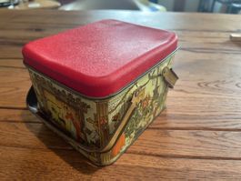 Weihnachten Guetzli Blechdose Keksdose Vintage Potpourri USA