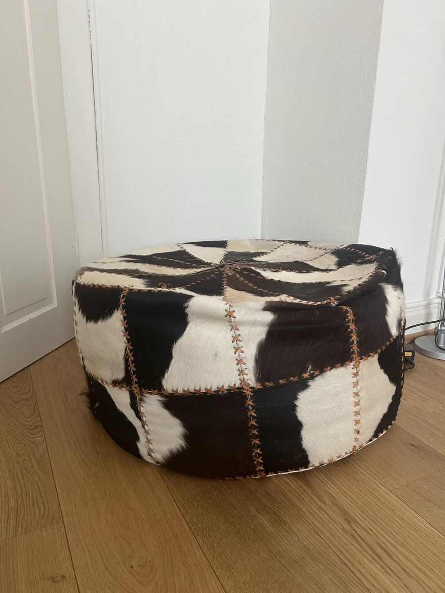 Tabourets: XL Kuhfell Hocker - Patchwork Design – D'occasion à Basel par tam_c5hw 3
