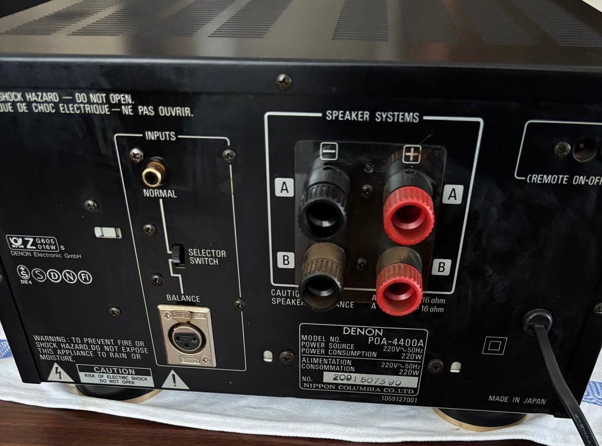Denon Verstärker: DENON POA-4400A Set – Gebraucht aus Zürich von tinde 6