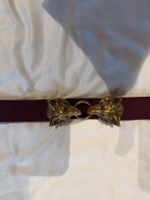 Gucci Gürtel bordeauxrot Grösse 80/32 Neuwertig