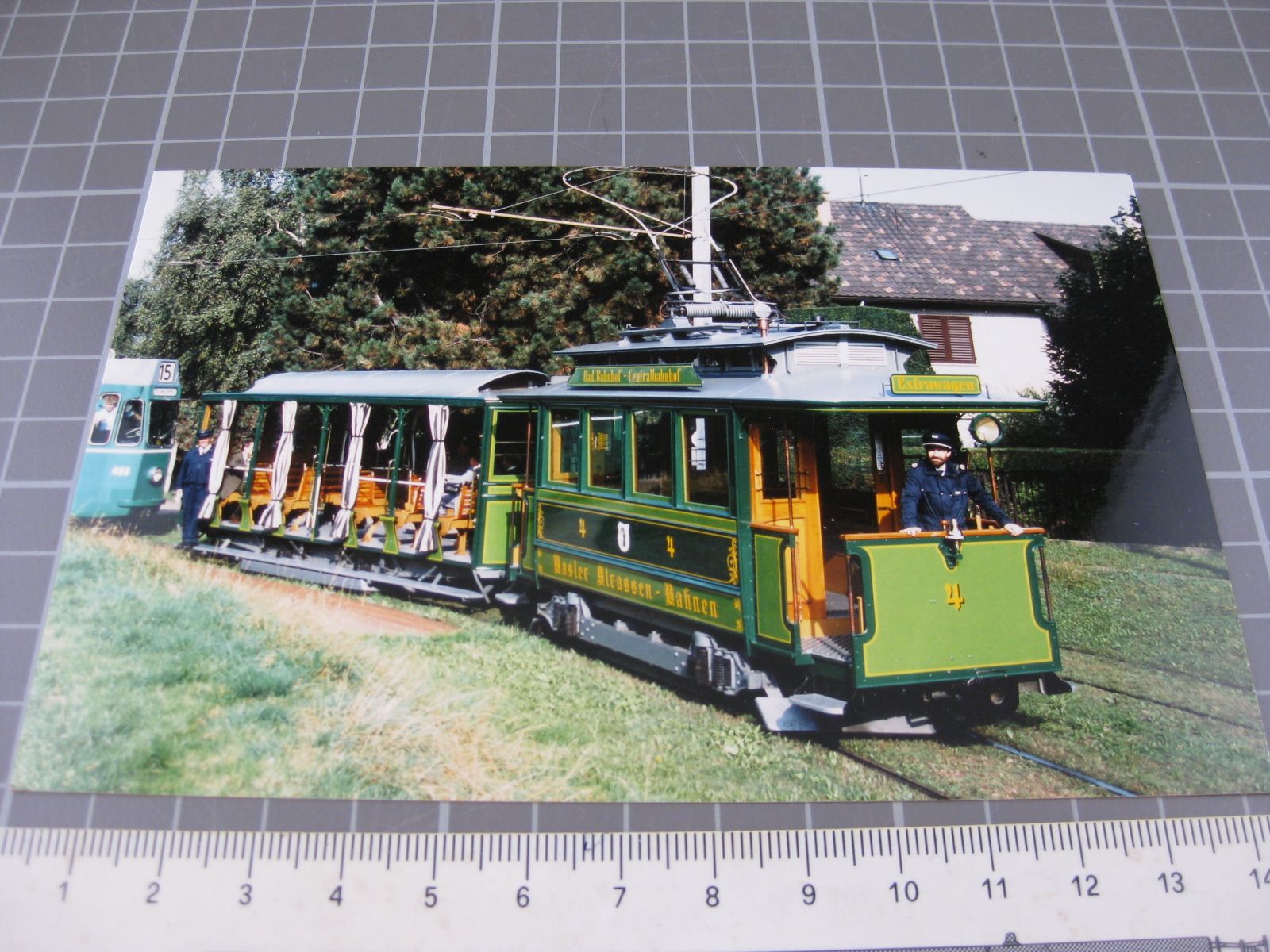 Cartes postales: Foto Basel mit Tram – D'occasion à Malters par Marosko