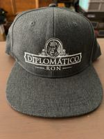 Diplomático Ron Rum Snapback Kappe – grau/schwarz – Promo Ca