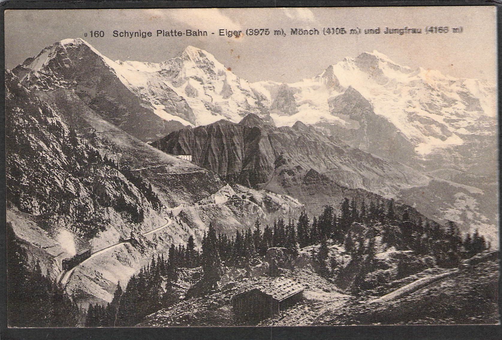 Cartoline postali: AK Schynige Platte-Bahn , 1916 – Usato da Reichenburg venduto da ibiza18