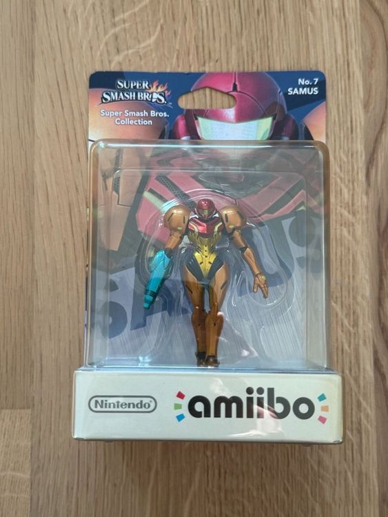 Amiibo Samus Sans Armure N°40 (Super Smash Bros) – Version EURO – Neuf Sous Blister
